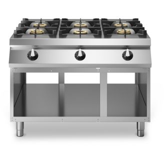 Modular Roc 1100 gaskooktafel 6-pits open R110/120PCG/A