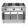 Modular Roc 1100 gaskooktafel 6-pits open R110/120PCG/A