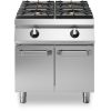 Modular Roc 1100 gaskooktafel 4-pits emaille met deuren R110/80PCGB/P