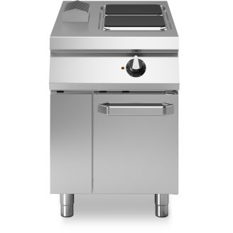 Modular Roc 1100 elektrische kooktafel 2-pits met deur R110/60PCEQ/P