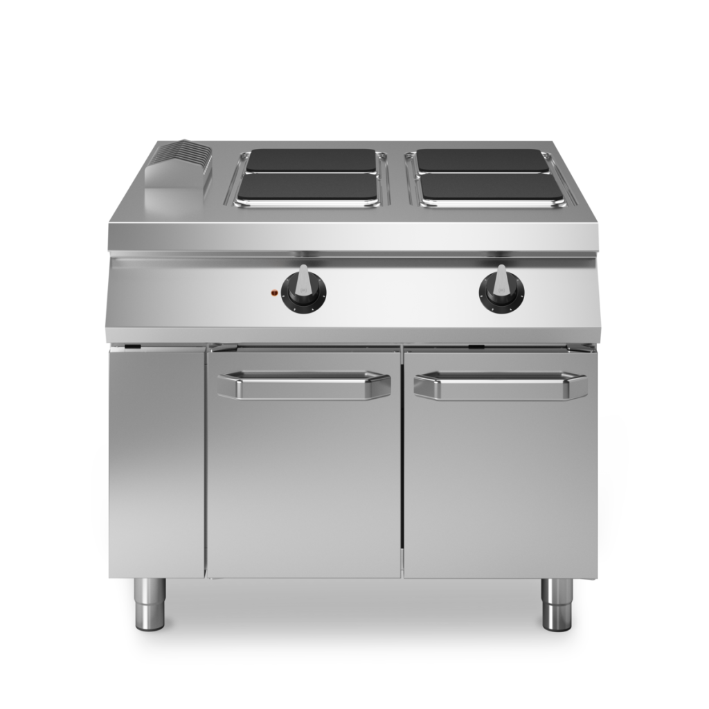 Modular Roc 1100 elektrische kooktafel 4-pits met deur R110/100PCEQ/P