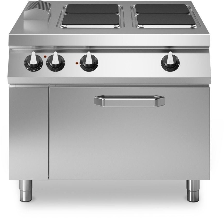Modular Roc 1100 elektrisch fornuis 4-pits met elek. oven R110/100CFEQ