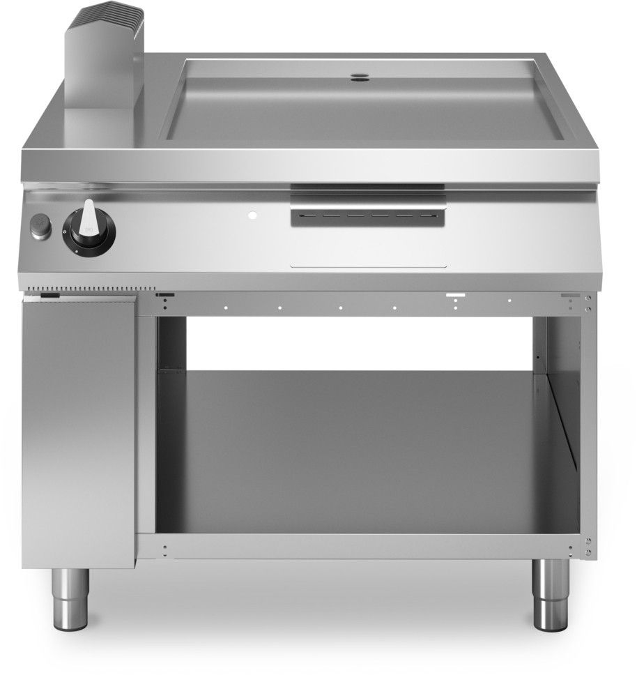 Modular Roc 1000 mm 1100 gas bakplaat glad staal open kabinet