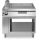 Modular Roc 1000 mm 1100 gas bakplaat glad staal open kabinet