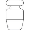 Modular teflon plug voor bakplaten / griddles