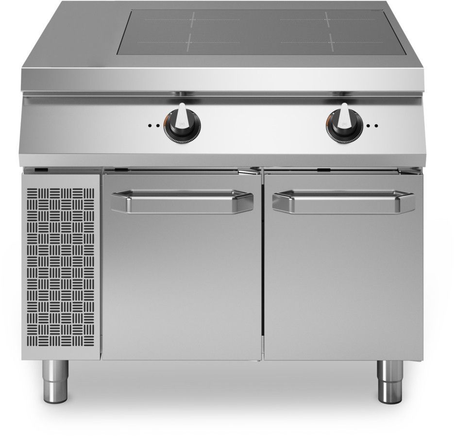 Modular Roc 1100 inductie kooktafel 4 zones met deuren R110/100IND/P