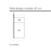 Modular Roc 1100 elektrische bain-marie open R110/40BME/A