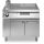 Modular Roc 1100 1000mm gas bakplaat glad-geribbeld staal deur