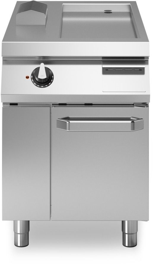 Modular Roc 1100 600 mm elektrische bakplaat chroom met deuren
