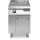 Modular Roc 1100 600 mm elektrische bakplaat chroom met deuren