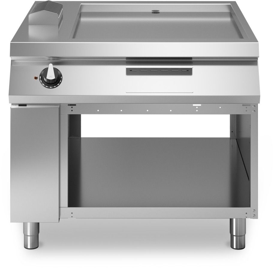 Modular Roc 1100 1000 mm elektrische bakplaat chroom open