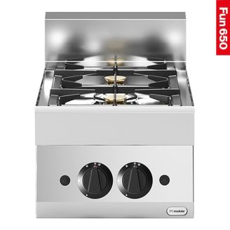 Modular Fun 650 400 mm gas kooktoestel 2 zones propaan