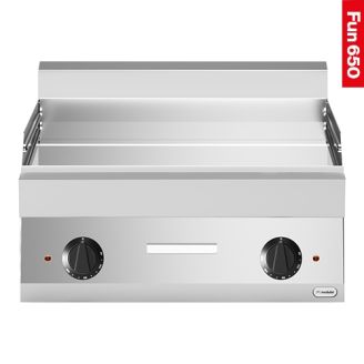 Modular Fun 650 700 mm elektrische bakplaat glad chroom