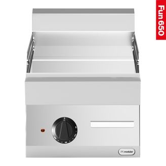 Modular Fun 650 400 mm elektrische bakplaat glad chroom