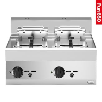 Modular Fun 650 elektrische friteuse 700 mm 10 + 10 liter