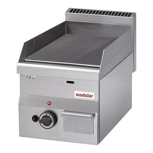Modular Gas bak-/grillplaat - topunit, gladde plaat