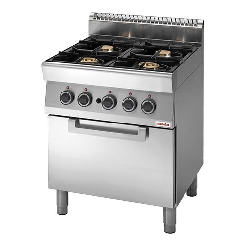 Modular Gas 4-pits fornuis - gas oven