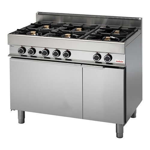 Modular 650 Gas 6-pits fornuis - gas oven